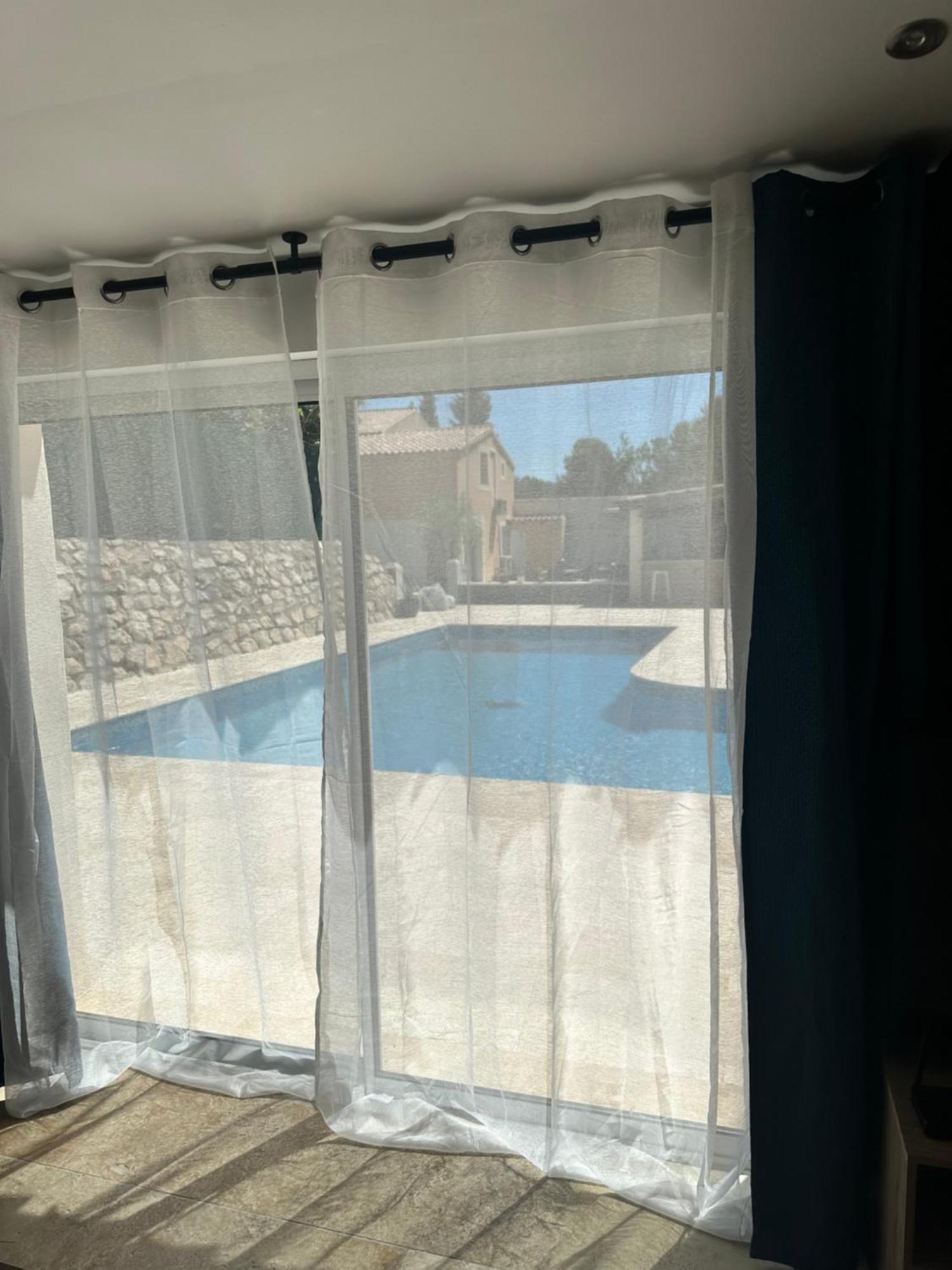 Jolie Maison Avec Vue Sur Piscine Bouc-Bel-Air Esterno foto